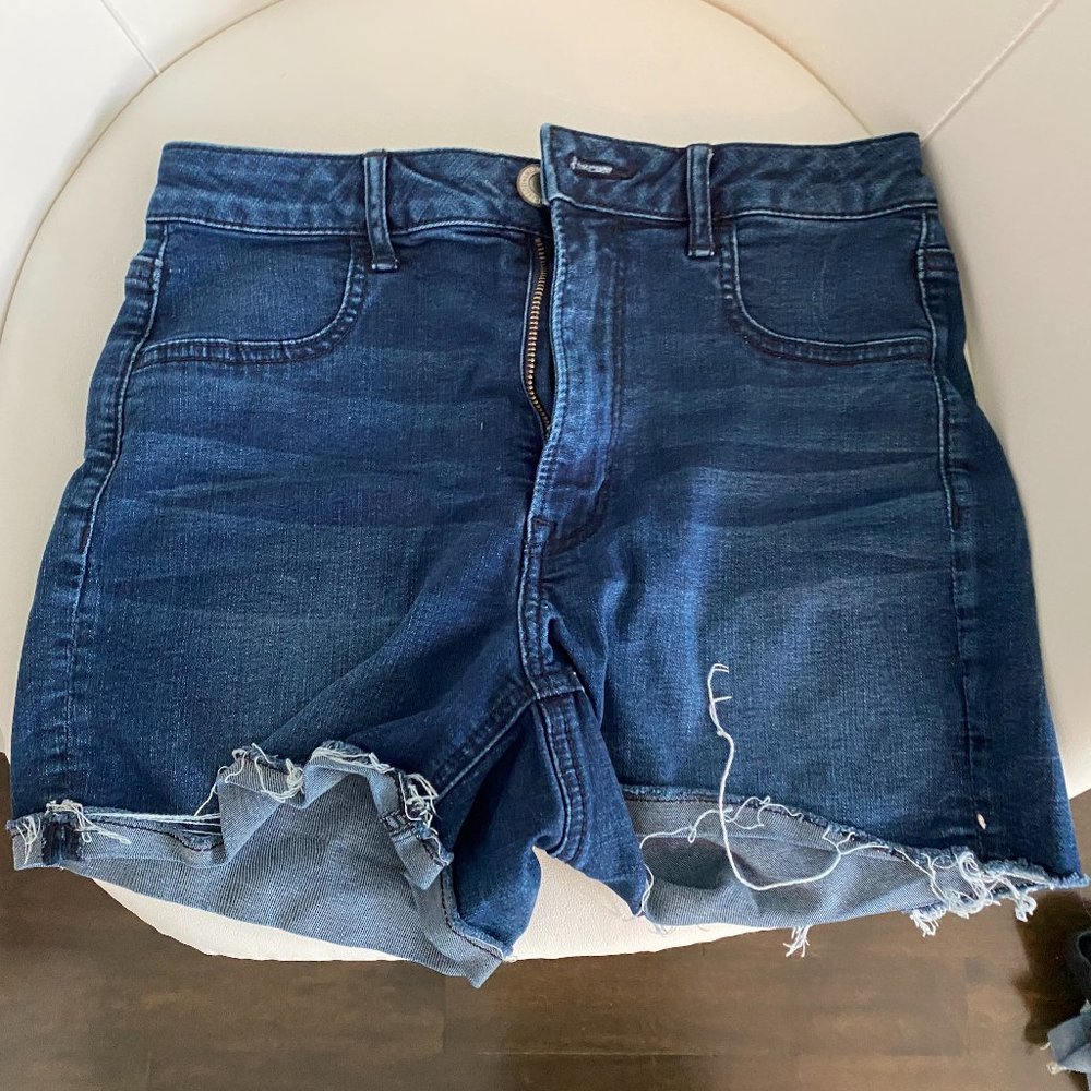 American Eagle High Waisted Jean Shorts